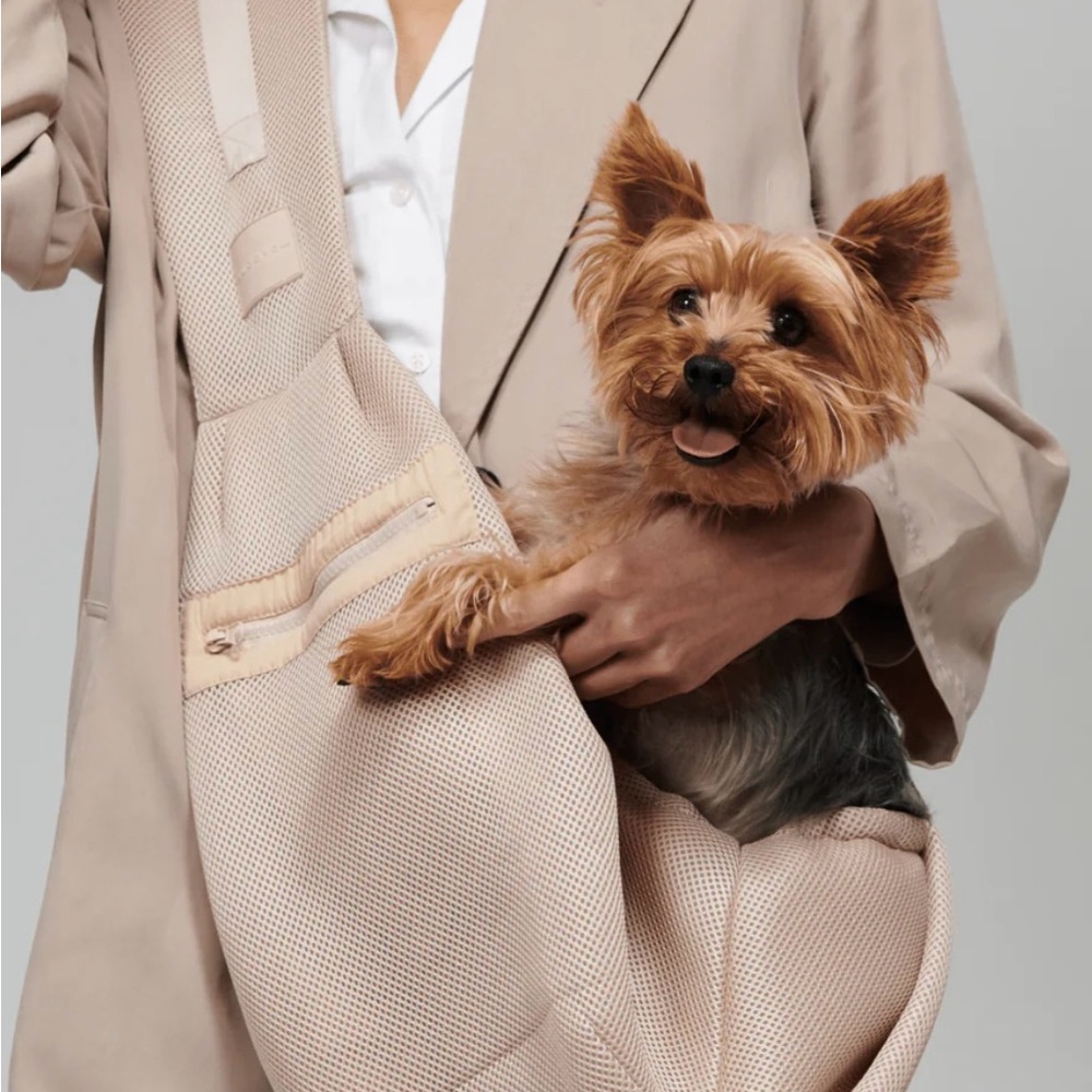Stylish Beige Pet Carrier Sling